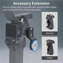 -Standard Rosette Adapter Male/Female Interchangeable Mount for 4 Pro 4 Gimbal Extension Accessory