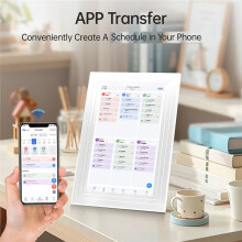 Digital Calendar Planner Chore Chart 10 Inch IPS Full View LCD Screen Family Wall Calendar with APP Management A EU Plug