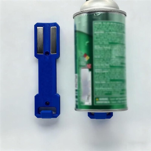 2-Pack Magnetic Aerosol Can Holder, Double-Sided Magnet, Sprayer Can Organizer for Garage, Toolbox 2