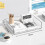 A4 Document Paper Organizer Magazine Organizers Stackable Brochure Holder with Stable Base 6