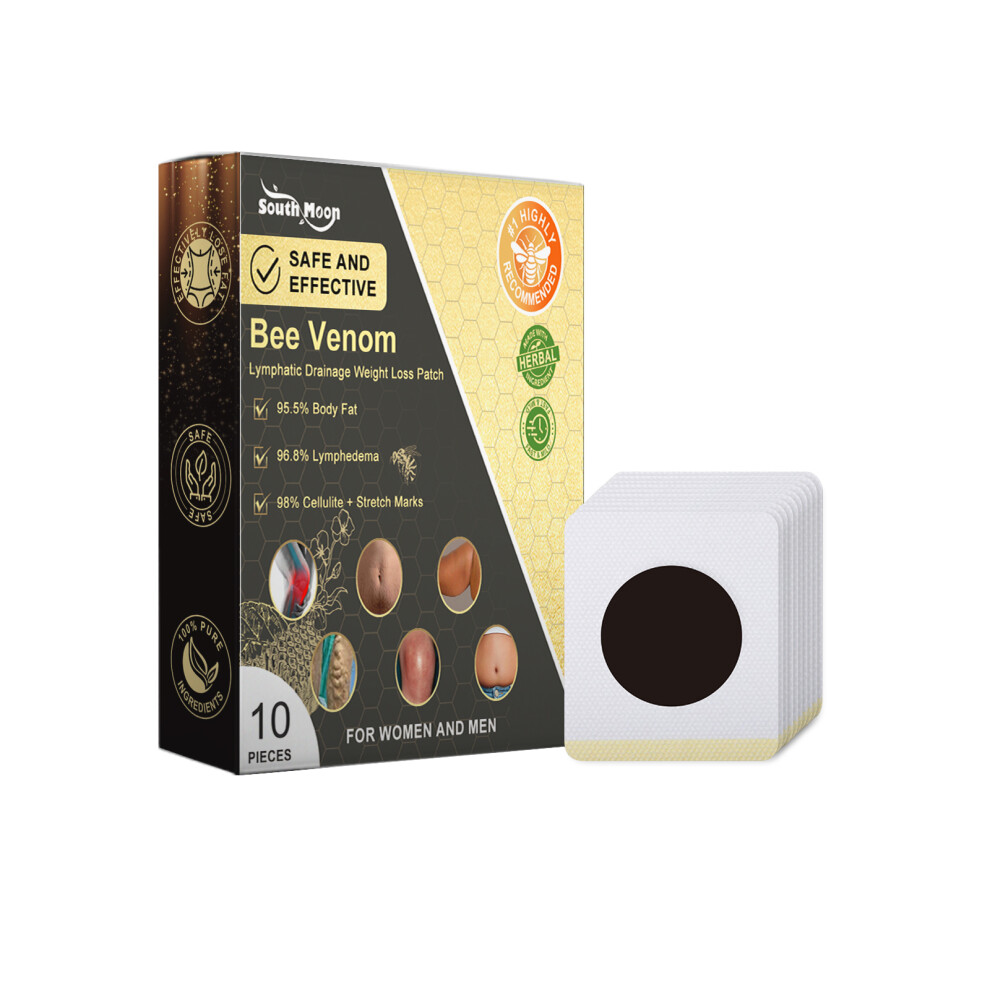 Bee Venom Lymphatic Weight Loss Patch, Shaping, Slimming, Digestion, Healthy Vitality, Swelling, Body Shaping