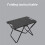 Folding Table Portable Camping Folding Table Outdoors Beach Picnic Table  Hollowing Hangable Item Hiking 3