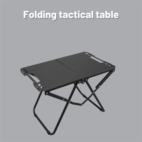 Folding Table Portable Camping Folding Table Outdoors Beach Picnic Table  Hollowing Hangable Item Hiking 2