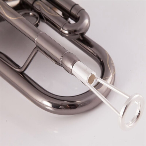 Metal Embouchure Training Device for Trumpet Trombone, Lip Muscle Builder 2