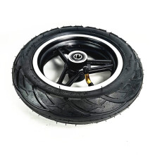 9 Inch Vacuum Tyre 9x3.00-6 Tubeless Tire W/Hub for Electric Scooter, Electric Wheelchair Inner Diameter 12mm