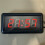 EU Plug LED Countdown Stopwatch Digital Wall Clock with Button Remote Control, Reset to Race Timer 6CM Small Button 6