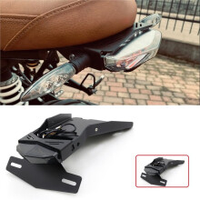 Motorcycle Tail Mount License Plate Bracket for R NINE T NINET Racer Scramble Rear Brake Lamp Taillight LED Light