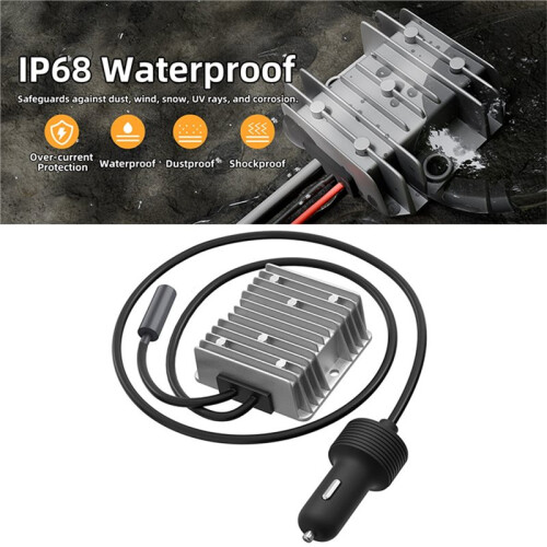 12/24V to 30V 3.5A Conversion Car Adapter with Step  Converter 12V Power Cable for Starlink 1