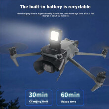 Drone Night Flight Light for 3 Classic Drone Accessories Top-Mounted Searchlight LED Navigation Light