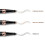 2 Pack Microblading Eyebrow Pen with 4 Fork Tip, Waterproof Dual Ended Pencil Light Brown 4
