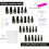 Halloween Coffin Press On Nails Matte Black with Spider Web Design 24pcs Reusable False Nail Set 2