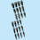 Halloween Coffin Press On Nails Matte Black with Spider Web Design 24pcs Reusable False Nail Set 5