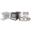 REX-C100 Digital PID Thermostat Temperature Controller with Heat Sink REX-C100/ 40DA SSR Relay/K Thermocouple Probe 2