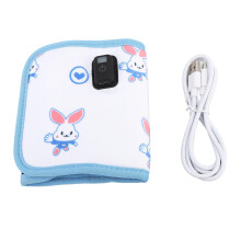 USB Bottle Warmer with 21Speed Digital Control, Constant Temperature, Universal Fit, Cute Rabbit Design