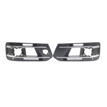 Front Fog Light Cover 4M0807681AA 4M0807682AA for Q7 2016-2019 Front Bumper Lower Grille Frame Cover