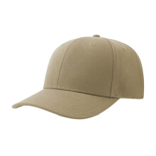 (One Size, Khaki) Atlantis Headwear Unisex Adult Beat-S 6 Panel Structured Baseball Cap