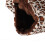 30x30cm Amaca Doppia Leopardata per Criceti con Macchie Marroni 6