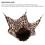 30x30cm Amaca Doppia Leopardata per Criceti con Macchie Marroni 10