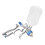 1.4mm/0.06in Paint Sprayer Professional Gravity Feed Air Sprayer High Atomization Pneumatic Sprayer 6