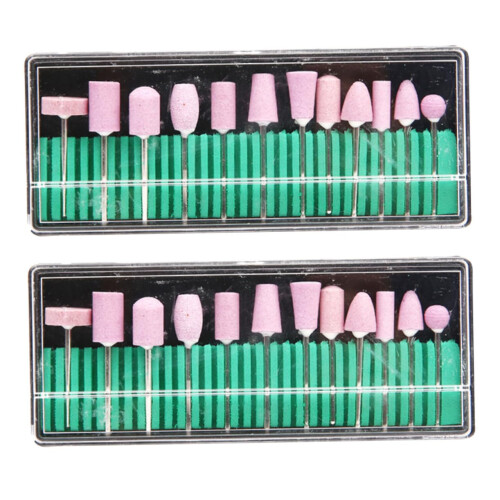 Professional Nail Drill Bits Set for Precise Nail Shaping and Salon Results with Storage Case