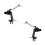 2pcs Headlight Level Sensor 8R0941285D 8R0941286D for  Q5 A4 6