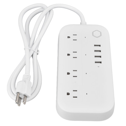 Regleta inteligente WiFi con 4 enchufes y 4 puertos USB. 1