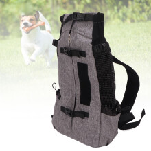 Katzen-Tragetasche Rucksack XS Grau Nylon Atmungsaktives Mesh Outdoor Radfahren Reisen