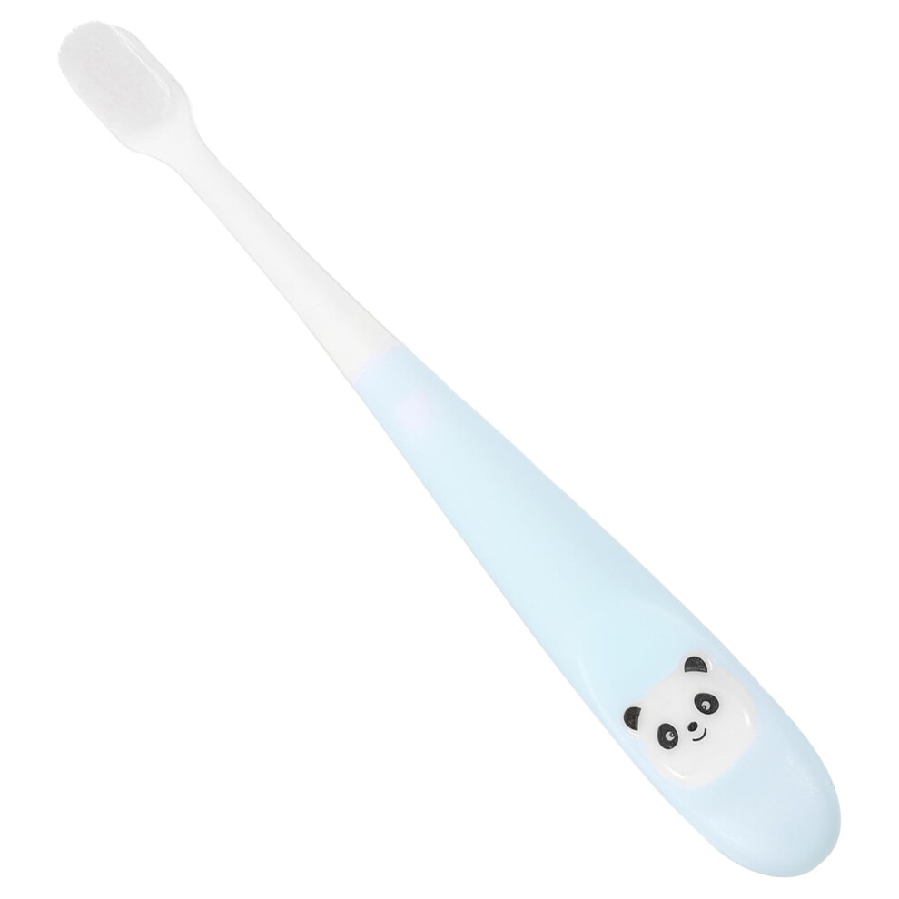 Kids Toothbrush UltraSoft Dense Bristles Gentle Gum Protection Ergonomic Handle Cartoon Panda Design
