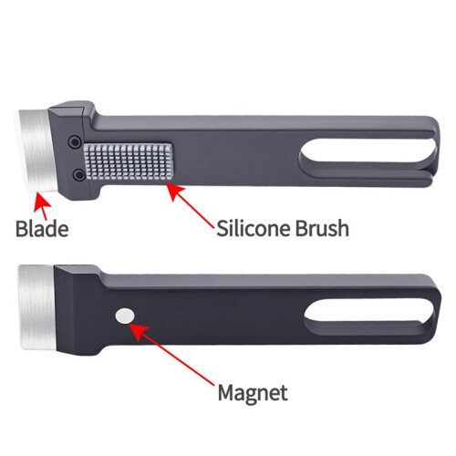 3xHotbed PEI Platform Plate Scraper Universal Cleaner Scrapers Knife for ,,Kobra,Prusa 3D Printer Tools 1