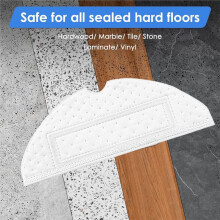 20 Pcs Disposable Rag Vibrating Mop Spare Parts for  T7S / T7S  / S7 / Q7 / S8 Sweeping Robot Accessories