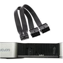For  RTX3080 RTX3090  Card 12Pin Power Cable 12Pin to Dual PCI-E 8Pin GPU Power Connector Cord