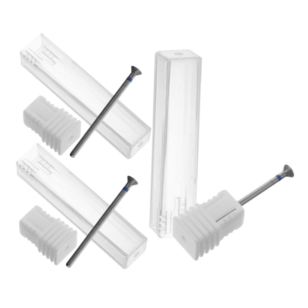 3pcs Nail Drill Bits Set for Precise Cuticle Removal and SalonQuality Polishing