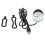 Phare de vélo LED 3000 lm, alimentation USB, alliage d'aluminium 1