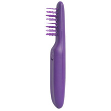 Electric Detangling Brush with Soft Tip Teeth for Fast Knot Removal, Wet and Dry Use, Purple