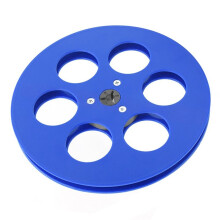 1/4 7 Inch Empty Tape Reel ABS Empty Tape Reel with 6 Holes for Any Open Reel to Reel Tape Player A