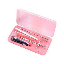 Stainless Steel Nail Clipper Set 4Pcs Manicure Pedicure Kit with Precision Cutting Blades and Travel Case