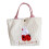 Handtasche aus Samt mit Erdbeermuster 1