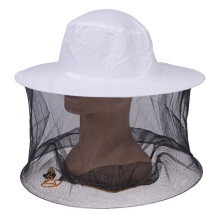 BeeKeeping Protective Bee Hat Anti Bee White Hat- Combo Bee Hat Bug Mesh Mask Beekeeping Protection Beekeeper