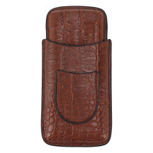 3-Finger Cigar Case in Artificial Leather