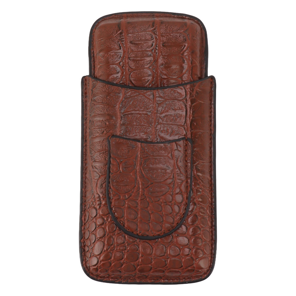 3-Finger Cigar Case in Artificial Leather