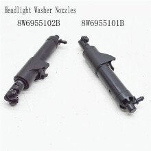 1Pair Headlight Washer Nozzles Headlight Washer Cylinder for A5 Cabrio 8W6 8W6955102B 8W6955101B