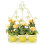 Wandbehang mit Blumen in Rot, Gelb oder Rosa 1