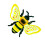 Artistic Iron Honeybees Sculptures Bright Homes Office-Be2 1