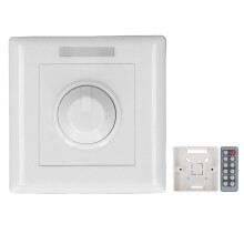 Dimmer LED regolabile da 12 a 24 V CC per casa e ufficio, manopola rotante in plastica con controllo della luminosità tramite telecomando a
