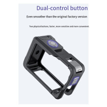 Metal Protective Case for Action 6 Double-Opening Full-Coverage Cage Expansion Rabbit Cage with Cold Shoe Mounts
