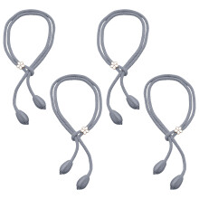 Drape Tieback Holders Curtain Tiebacks Flower Curtain-grey