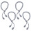 Drape Tieback Holders Curtain Tiebacks Flower Curtain-grey 1