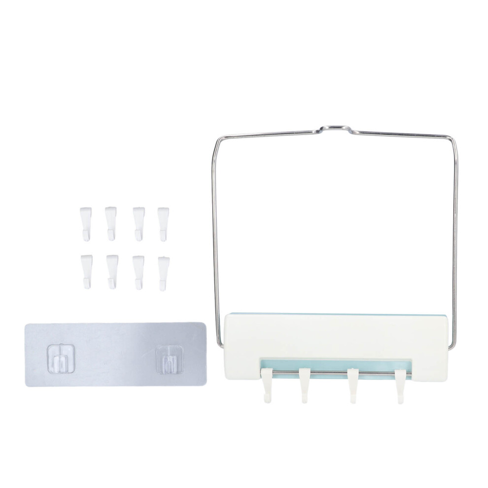 Foldable Washbasin Storage Rack With Hooks 9058772754547