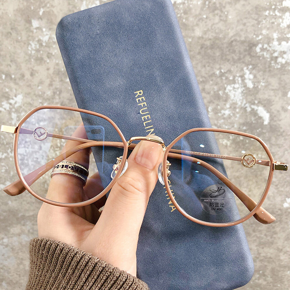 Roc-Electron (Frosted Brown, 200) Korean Light Glasses For Gaming & Reading