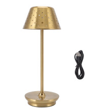 Lampă de birou LED Retro Iron Touch, lumină de masă fără fir, reglabilă, cu lumină tactilă